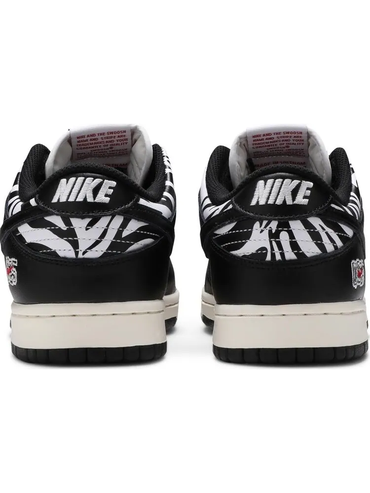 Кроссовки Nike Quartersnacks x Dunk Low SB 'Little Debbie’s Zebra Cakes' — изображение 6 из 8, черный