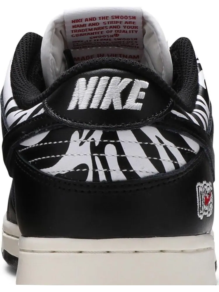 Кроссовки Nike Quartersnacks x Dunk Low SB 'Little Debbie’s Zebra Cakes' — изображение 7 из 8, черный