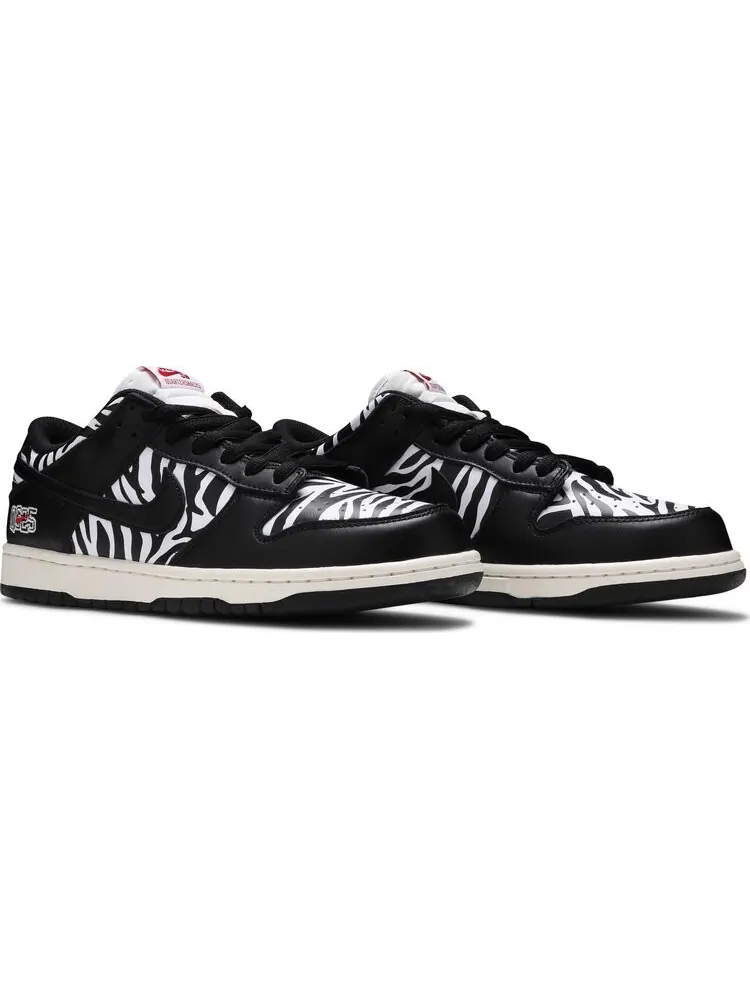 Кроссовки Nike Quartersnacks x Dunk Low SB 'Little Debbie’s Zebra Cakes' — изображение 8 из 8, черный