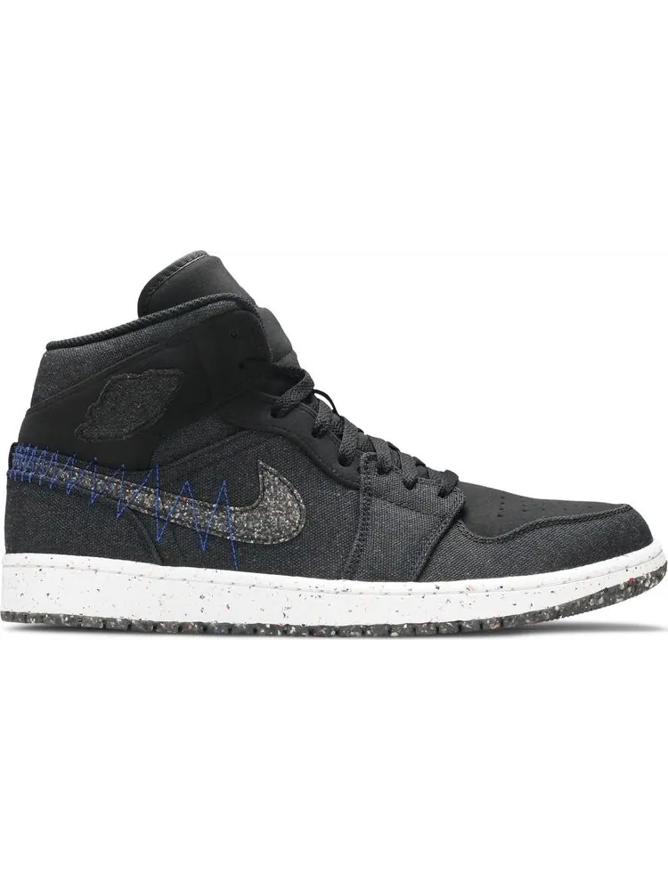 Кроссовки Air Jordan 1 Mid Crater — изображение 1 из 8, черный