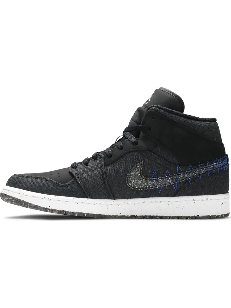 Кроссовки Air Jordan 1 Mid Crater — изображение 3 из 8, черный
