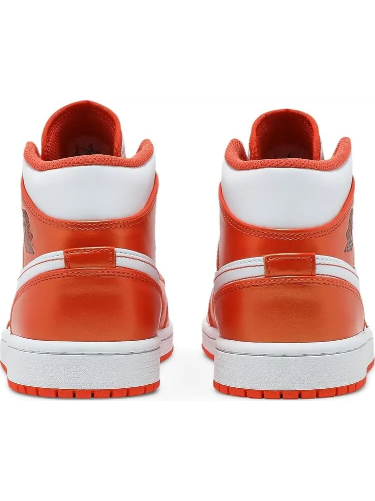 Кроссовки Air Jordan 1 Mid SE Electro Orange — изображение 6 из 8, оранжевый