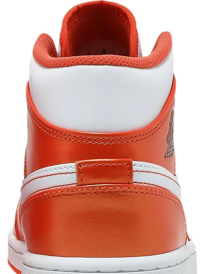 Кроссовки Air Jordan 1 Mid SE Electro Orange — изображение 7 из 8, оранжевый