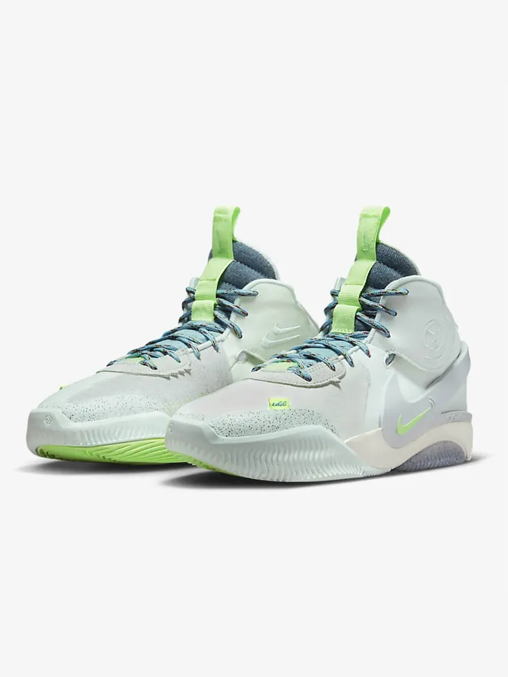 Баскетбольные кроссовки Nike Air Deldon "Together We Fly" — изображение 2 из 8, зеленый