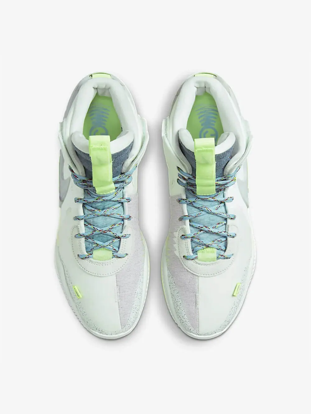 Баскетбольные кроссовки Nike Air Deldon "Together We Fly" — изображение 3 из 8, зеленый