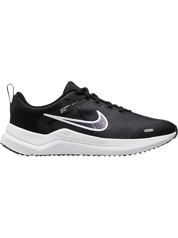 Кроссовки Nike Downshifter 12 GS 'Black Dark Smoke Grey' — изображение 1 из 1, черный