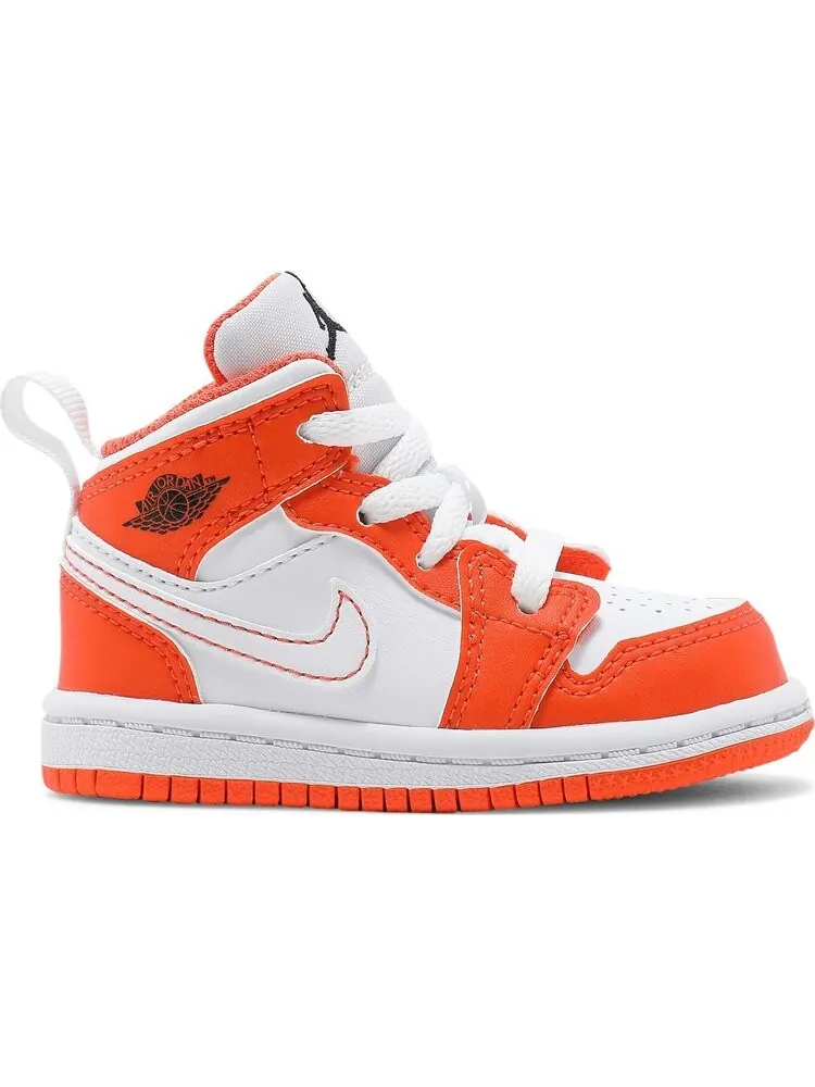 Кроссовки Air Jordan 1 Mid SE TD Electro Orange — изображение 1 из 8, оранжевый