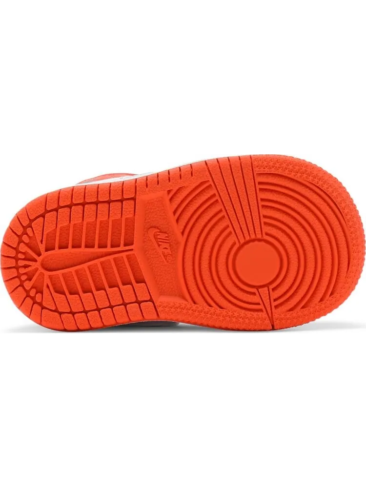 Кроссовки Air Jordan 1 Mid SE TD Electro Orange — изображение 4 из 8, оранжевый
