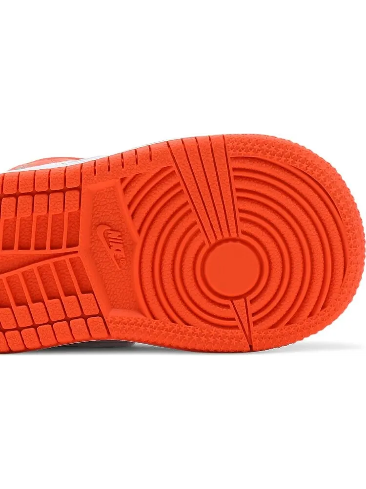 Кроссовки Air Jordan 1 Mid SE TD Electro Orange — изображение 5 из 8, оранжевый