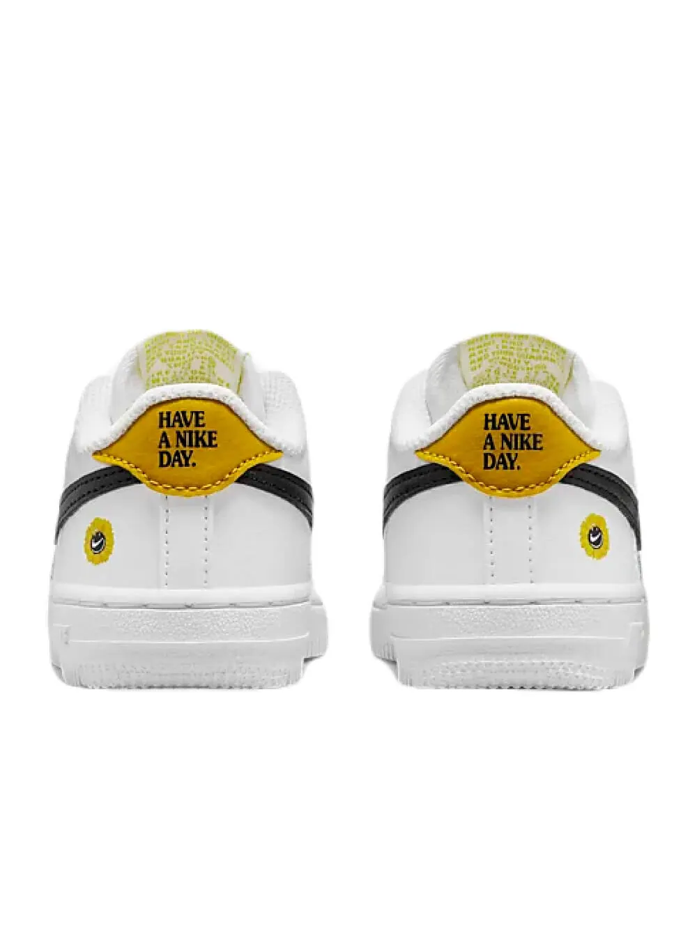 Кросcовки Nike Force 1 LV8 — изображение 4 из 7, белый/черный/желтый