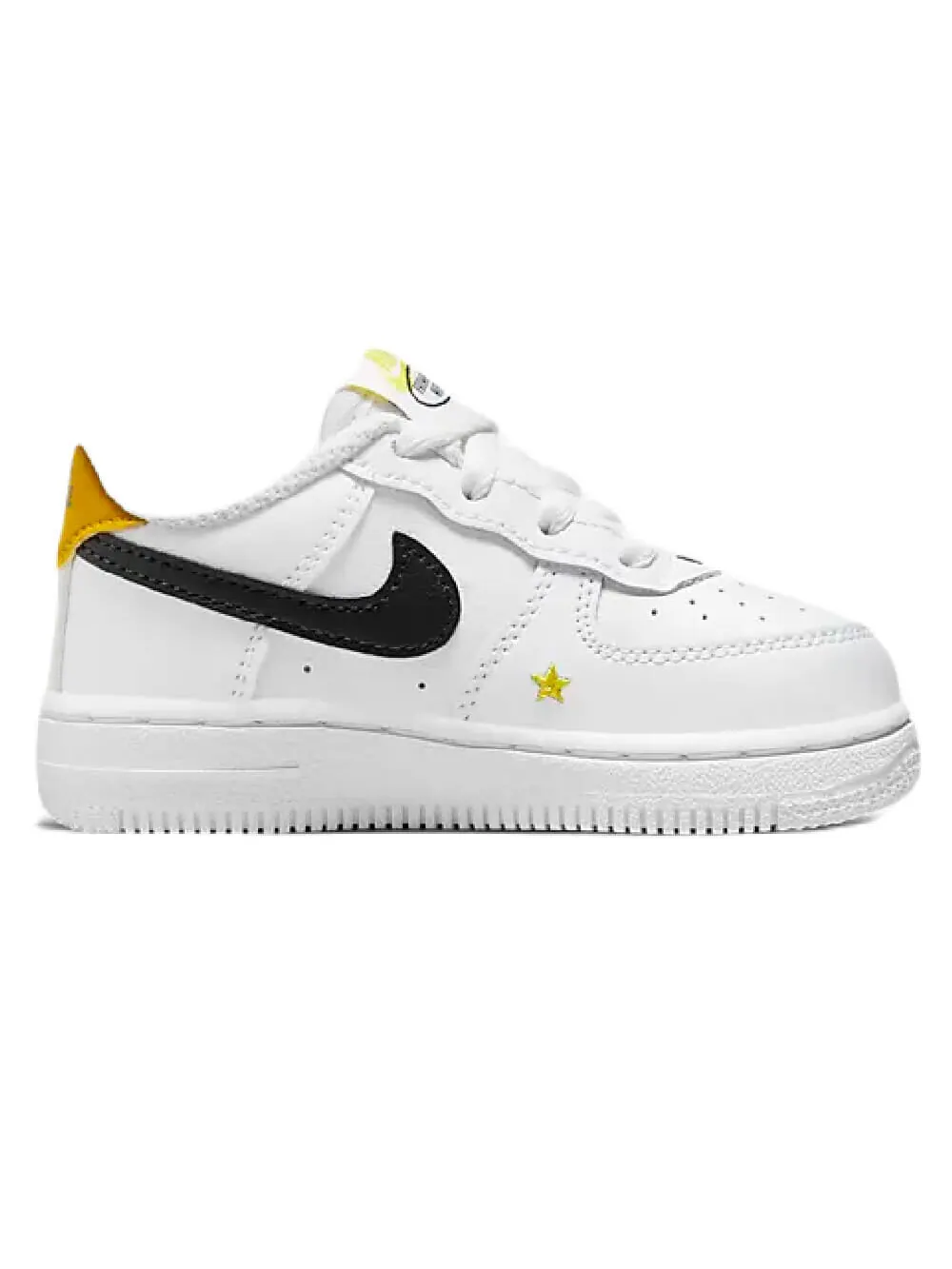 Кросcовки Nike Force 1 LV8 — изображение 5 из 7, белый/черный/желтый