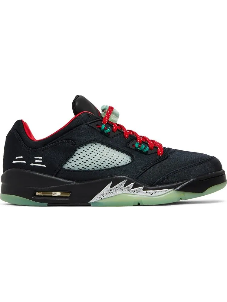 Кроссовки CLOT x Air Jordan 5 Retro Low Jade — изображение 1 из 11, черный