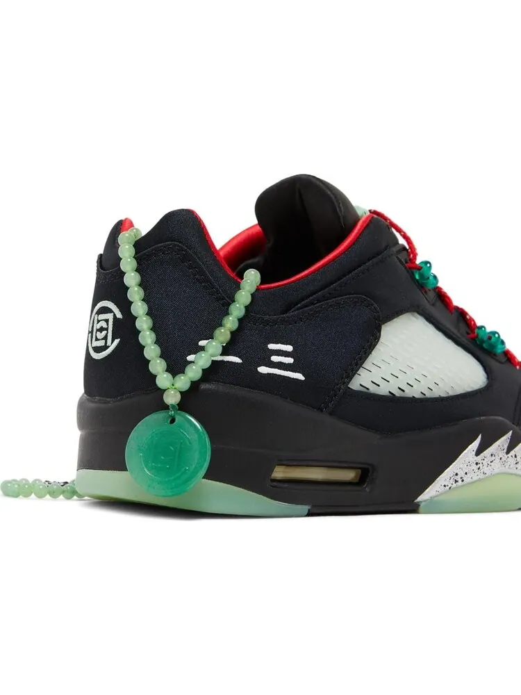 Кроссовки CLOT x Air Jordan 5 Retro Low Jade — изображение 11 из 11, черный