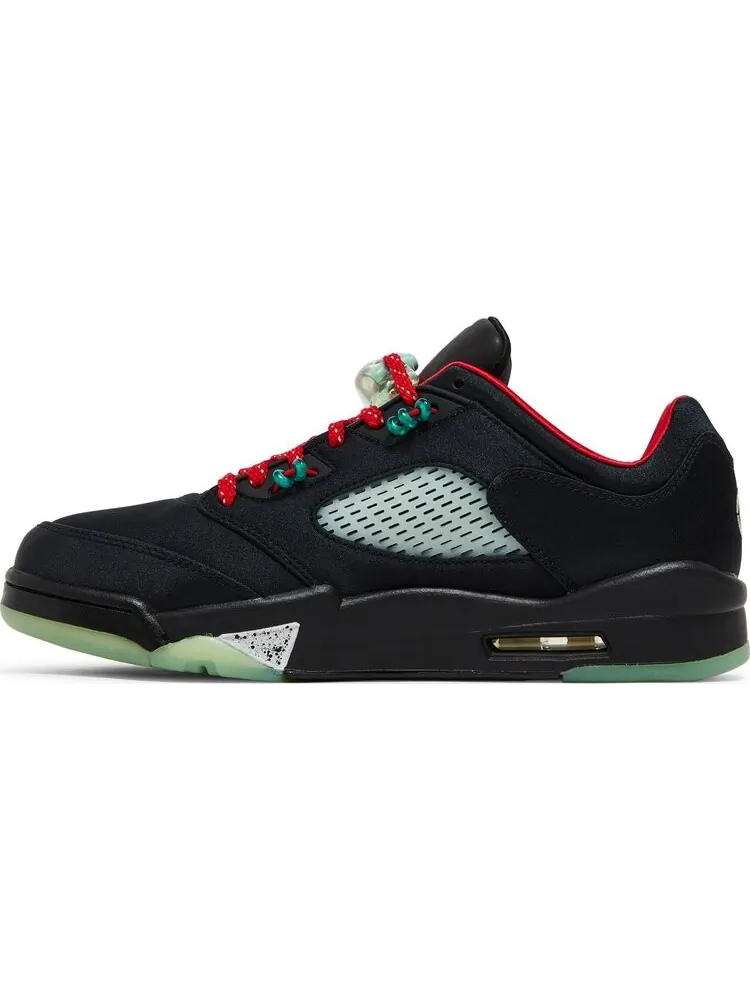 Кроссовки CLOT x Air Jordan 5 Retro Low Jade — изображение 3 из 11, черный