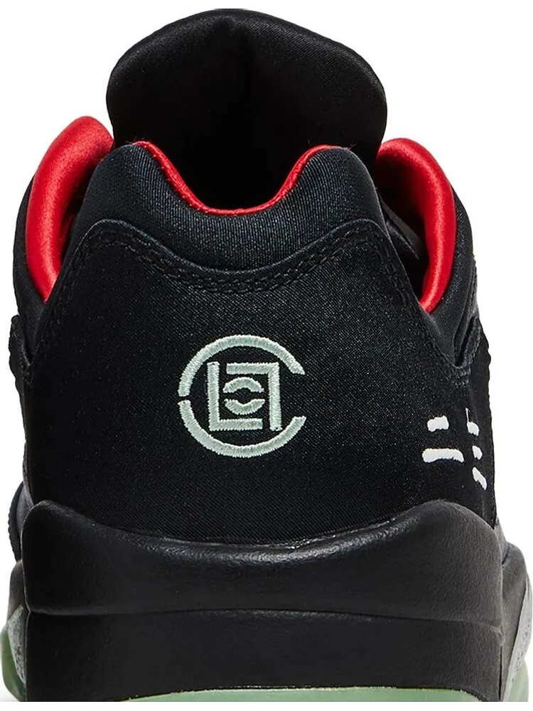 Кроссовки CLOT x Air Jordan 5 Retro Low Jade — изображение 7 из 11, черный