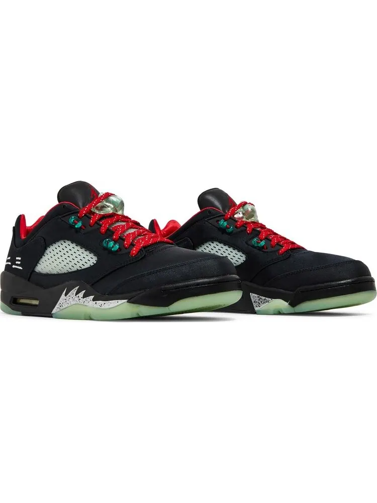 Кроссовки CLOT x Air Jordan 5 Retro Low Jade — изображение 8 из 11, черный
