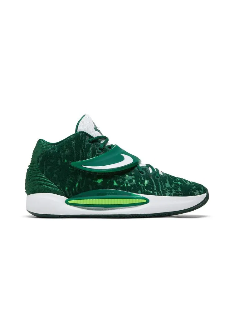 Кроссовки Nike KD 14 TB 'Gorge Green' — изображение 2 из 9, зеленый/белый/зеленый