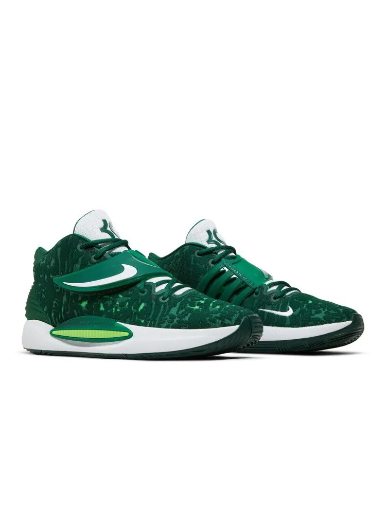 Кроссовки Nike KD 14 TB 'Gorge Green' — изображение 9 из 9, зеленый/белый/зеленый
