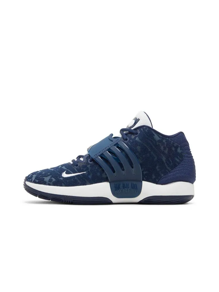 Кроссовки Nike KD 14 TB 'Midnight Navy' — изображение 4 из 9, темно-синий/белый
