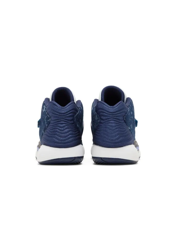 Кроссовки Nike KD 14 TB 'Midnight Navy' — изображение 7 из 9, темно-синий/белый