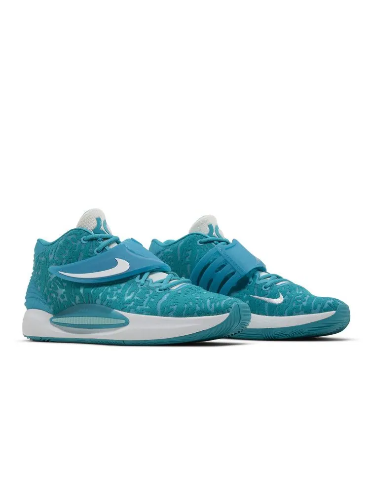 Кроссовки Nike KD 14 TB 'Rapid Teal' — изображение 9 из 9, белый