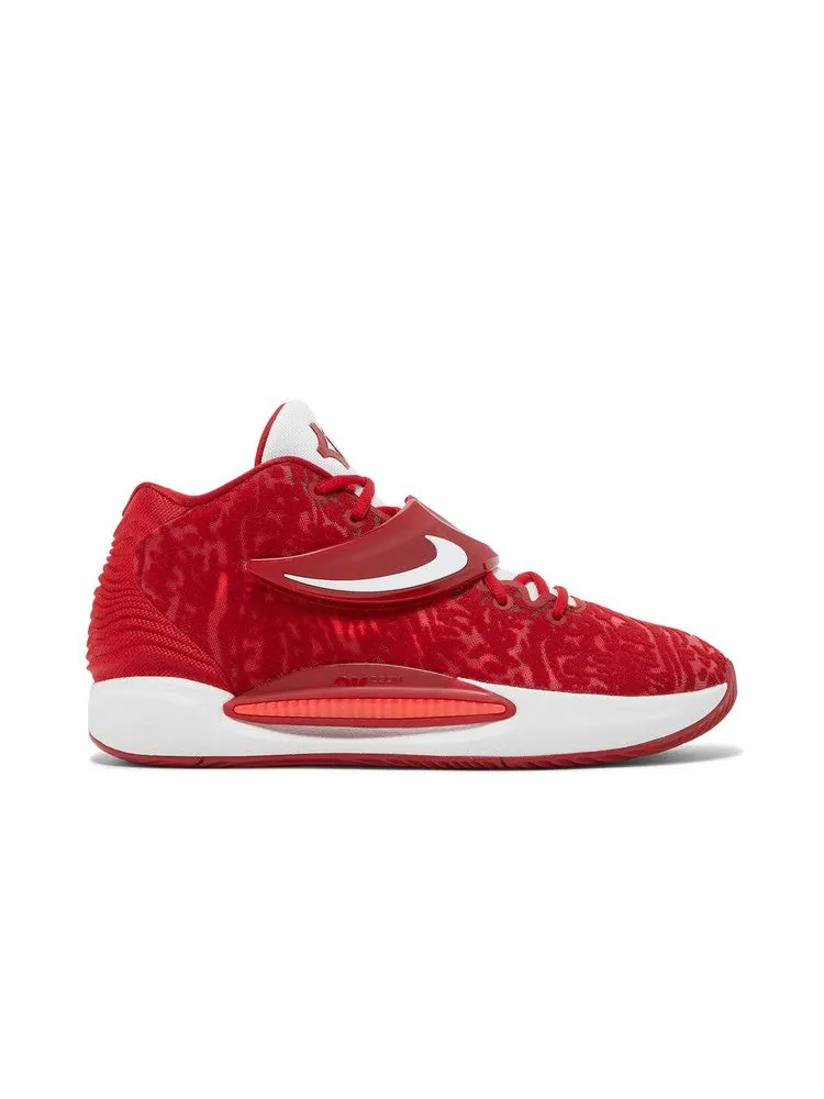 Кроссовки Nike KD 14 TB 'Gym Red' — изображение 2 из 9, красный/белый/красный
