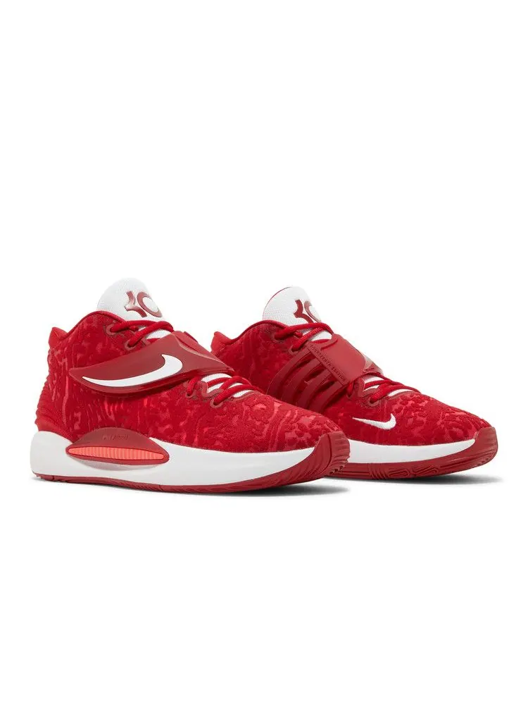 Кроссовки Nike KD 14 TB 'Gym Red' — изображение 9 из 9, красный/белый/красный