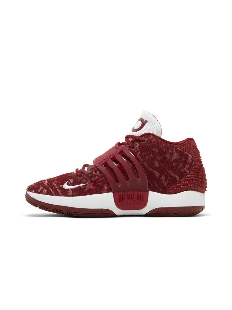 Кроссовки Nike KD 14 TB 'Team Red' — изображение 4 из 9, красный/белый/красный