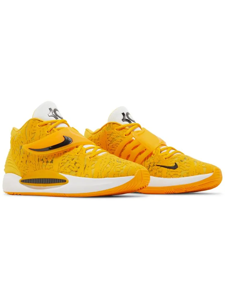 Кроссовки Nike KD 14 TB 'Yellow' — изображение 8 из 8, желтый