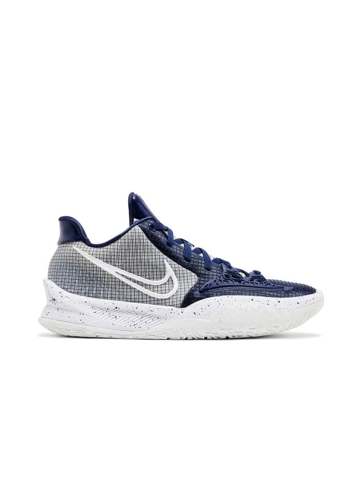 Кроссовки Nike Kyrie Low 4 TB 'Midnight Navy' — изображение 2 из 9, темно-синий/белый