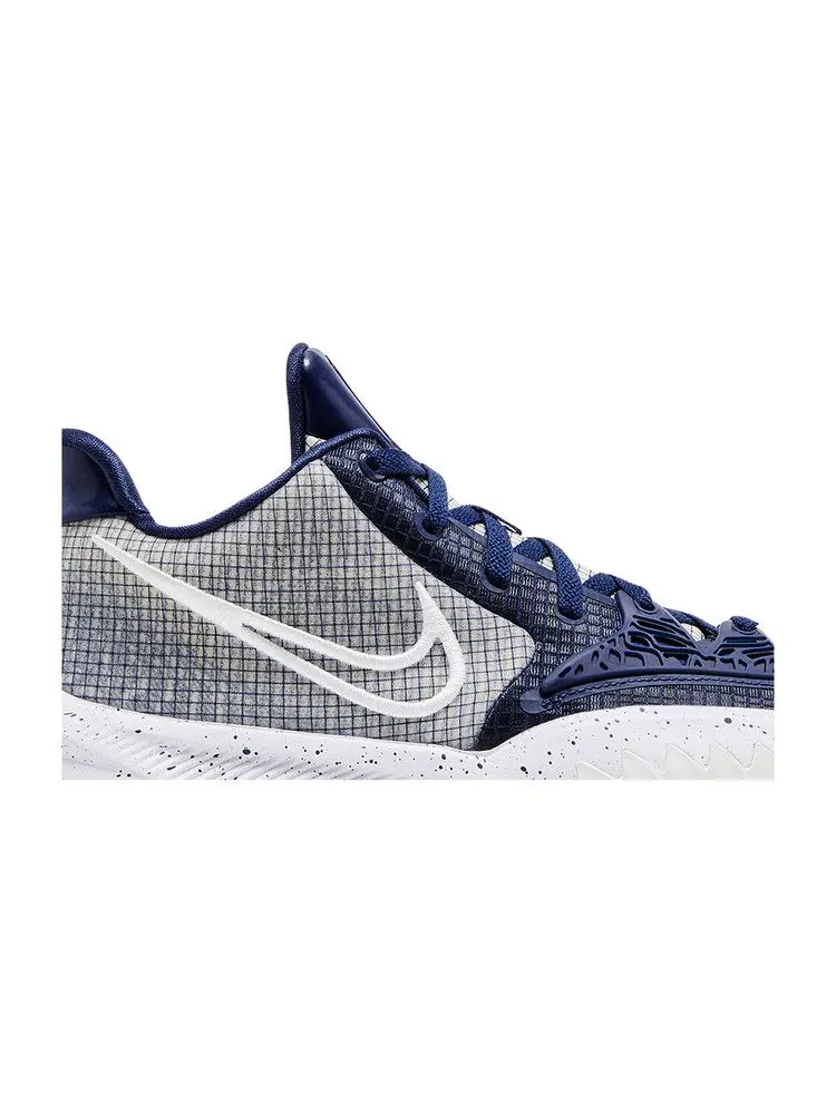 Кроссовки Nike Kyrie Low 4 TB 'Midnight Navy' — изображение 3 из 9, темно-синий/белый