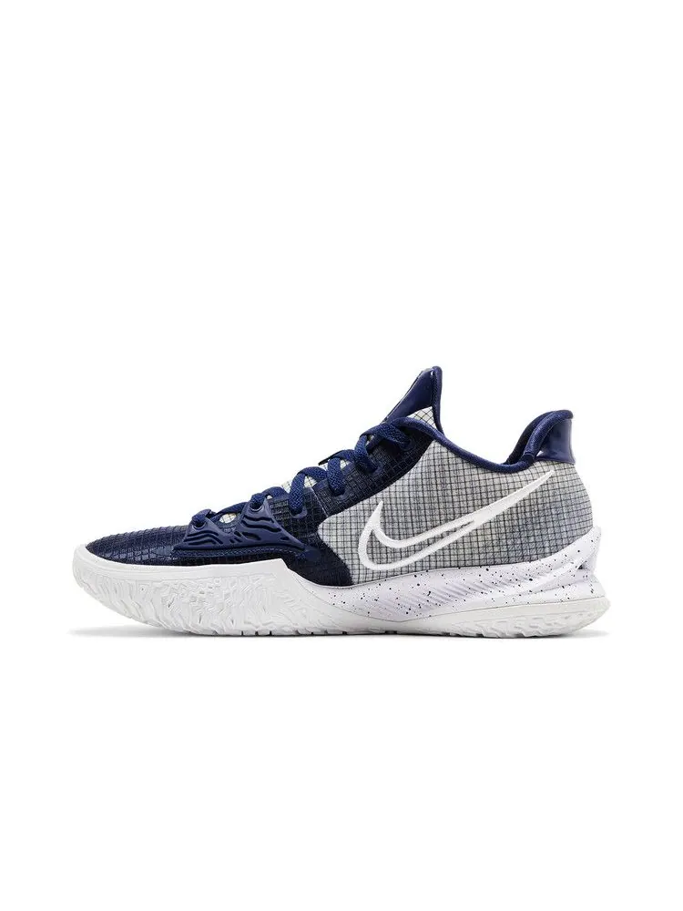 Кроссовки Nike Kyrie Low 4 TB 'Midnight Navy' — изображение 4 из 9, темно-синий/белый