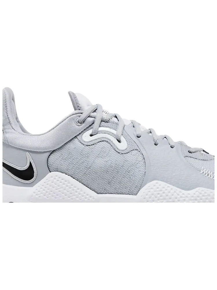 Кроссовки Nike PG 5 TB 'Wolf Grey Black' — изображение 2 из 8, серый