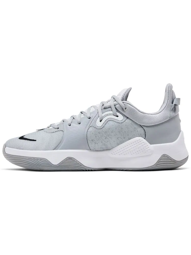 Кроссовки Nike PG 5 TB 'Wolf Grey Black' — изображение 3 из 8, серый