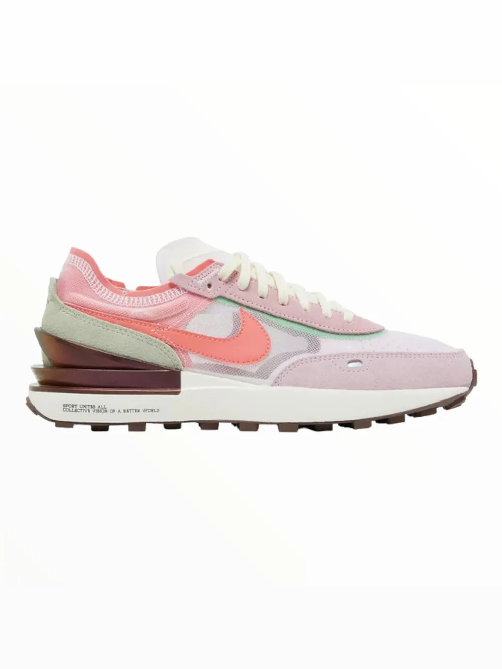 Кроссовки Nike Waffle One — изображение 1 из 1, розовый