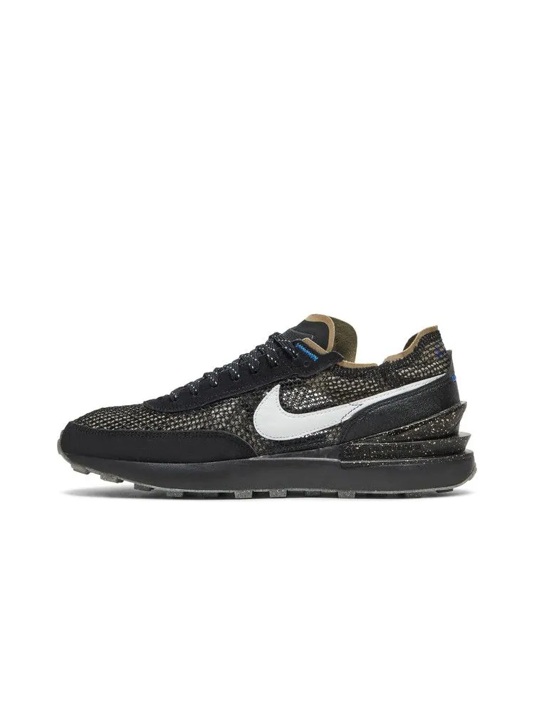Кроссовки Nike Waffle One 'Black Iron Grey' — изображение 4 из 9, черный/серый//черный