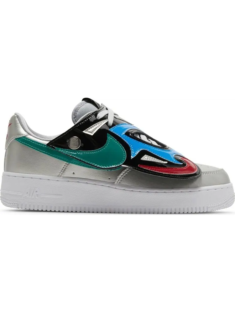 Кроссовки Nike Air Force 1 '07 LV8 'Lucha Libre' — изображение 1 из 8, серебряный
