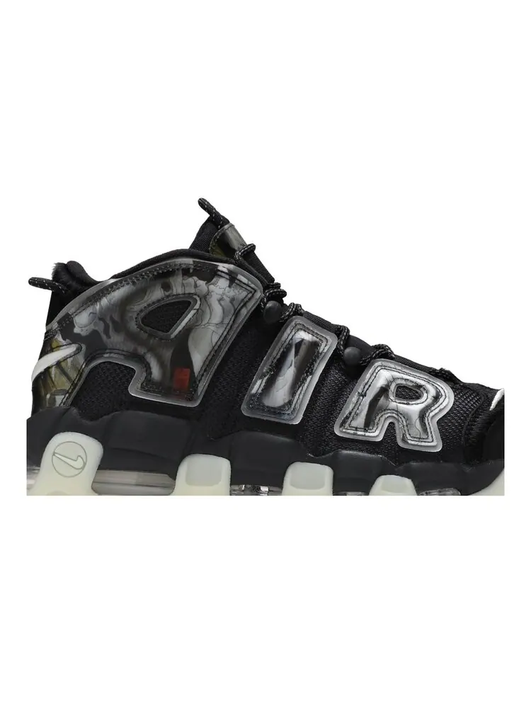 Кроссовки Nike Air More Uptempo — изображение 2 из 4, черный