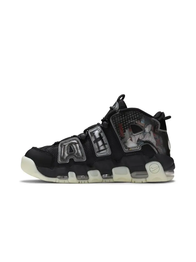 Кроссовки Nike Air More Uptempo — изображение 3 из 4, черный