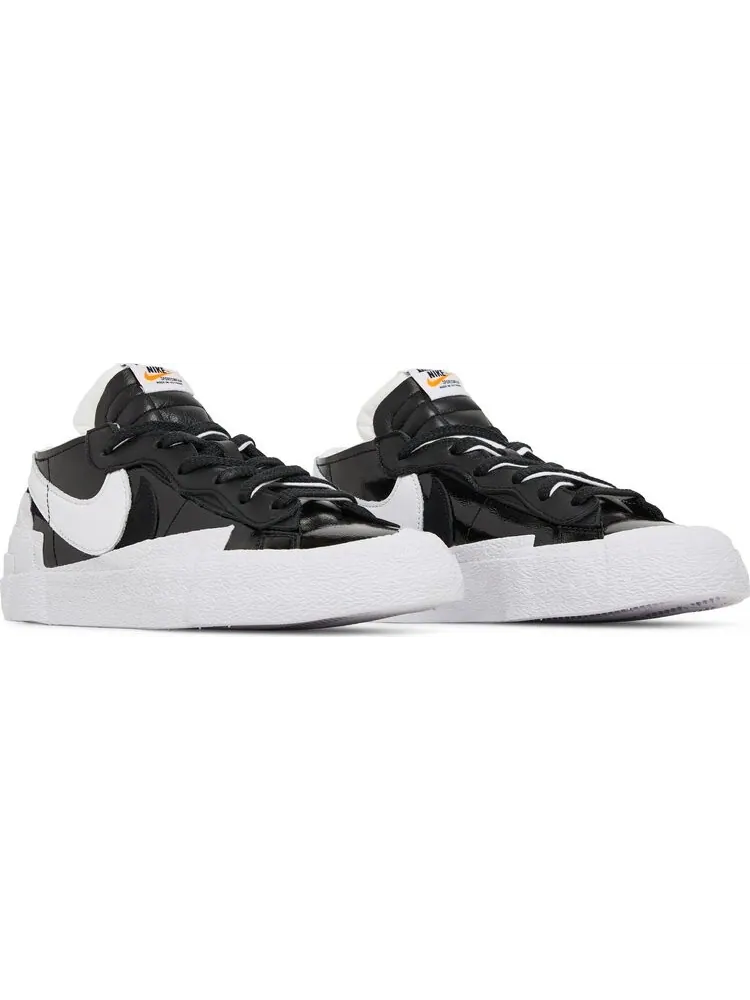 Кроссовки Nike x sacai Blazer Low «Black Patent» — изображение 8 из 11, черный