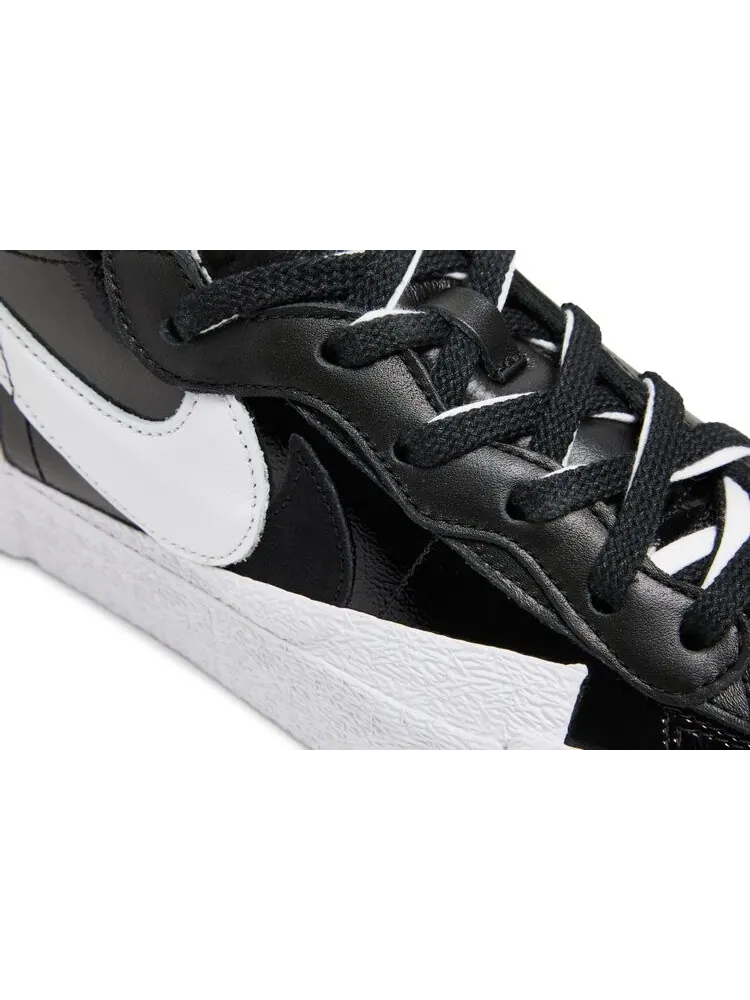 Кроссовки Nike x sacai Blazer Low «Black Patent» — изображение 9 из 11, черный
