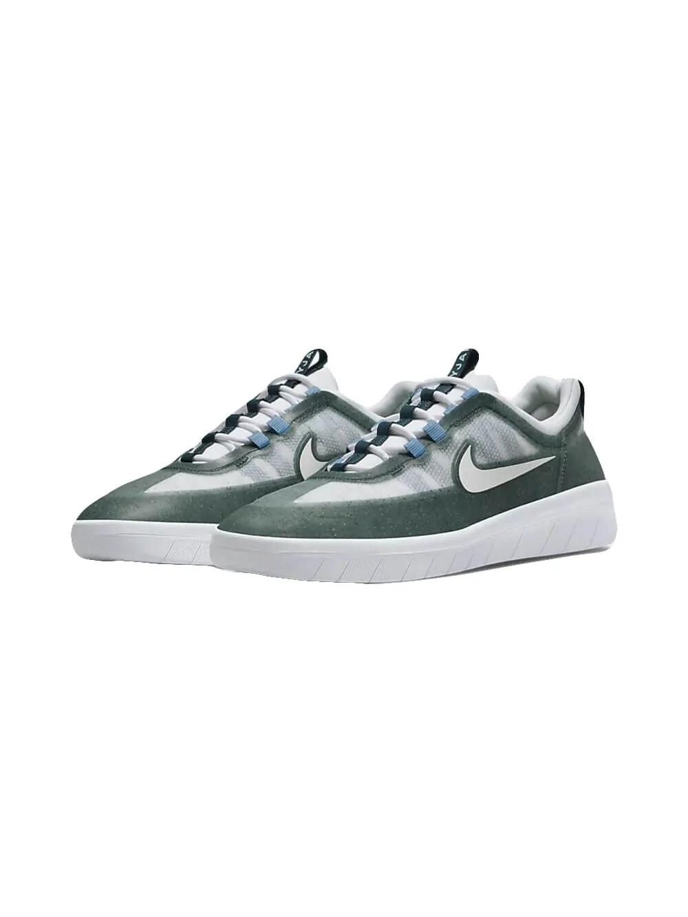 Скейтерские кеды Nike SB Nyjah Free 2 Premium — изображение 2 из 7, зеленый/белый
