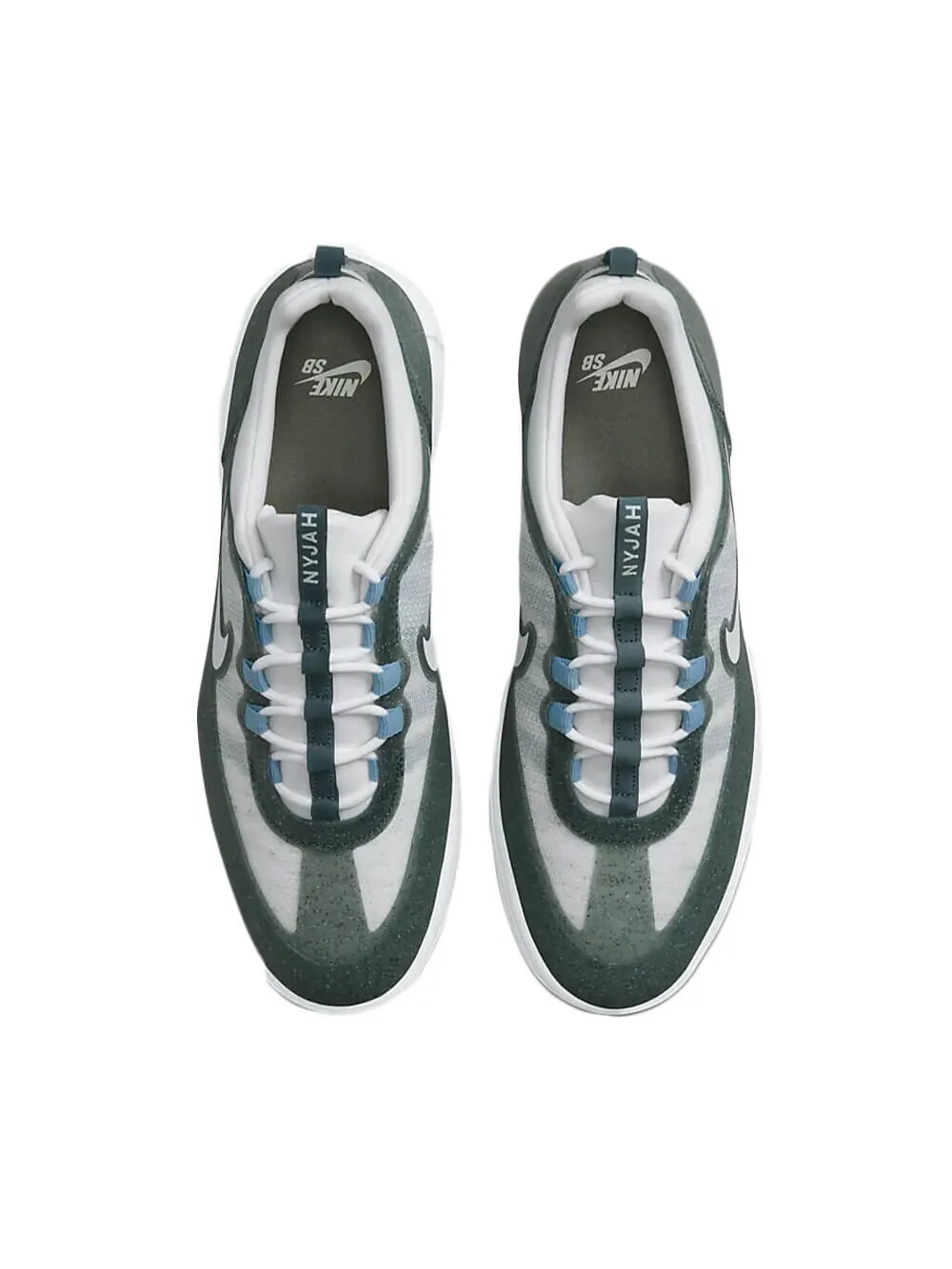 Скейтерские кеды Nike SB Nyjah Free 2 Premium — изображение 3 из 7, зеленый/белый