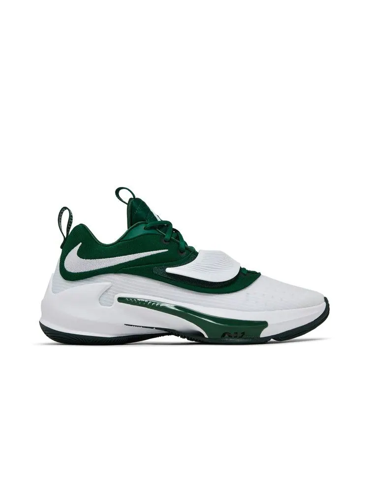 Кроссовки Nike Zoom Freak 3 TB 'White Gorge Green' — изображение 2 из 9, зеленый/белый