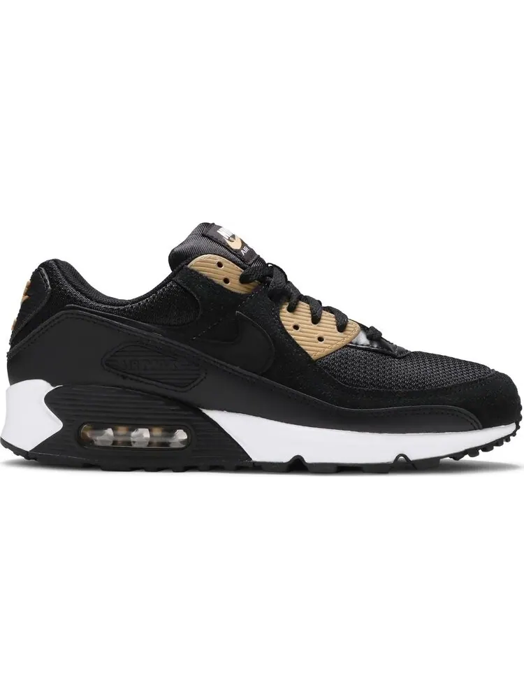 Кроссовки Nike Air Max 90 'Black Metallic Gold' — изображение 1 из 8, черный
