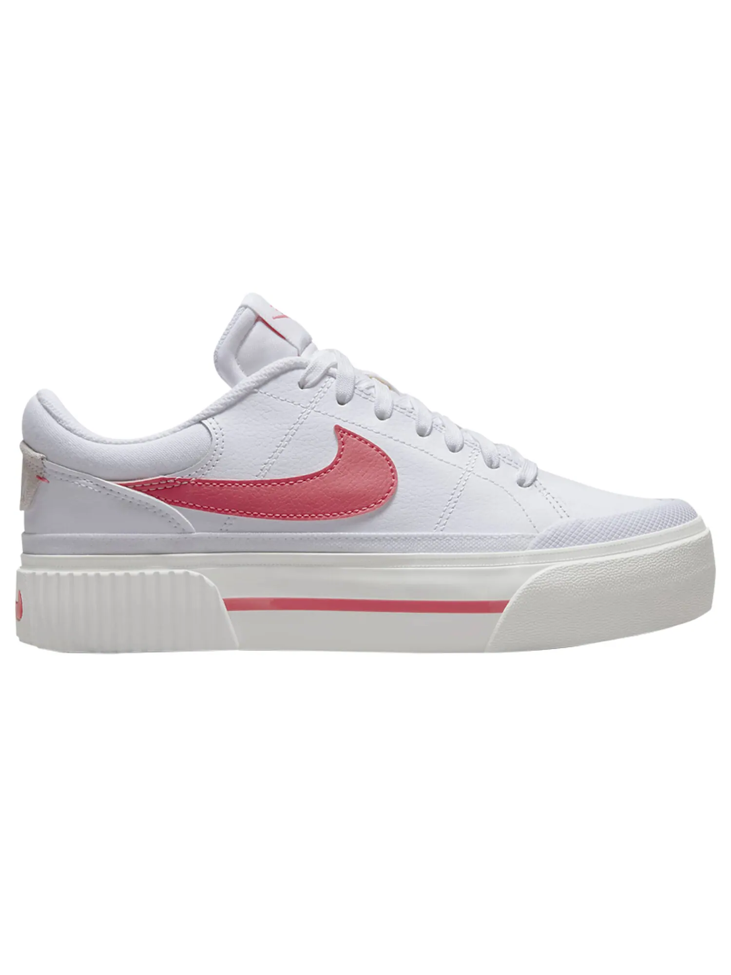 Кроссовки Nike Wmns Court Legacy Lift 'White Sea Coral' — изображение 1 из 1, белый