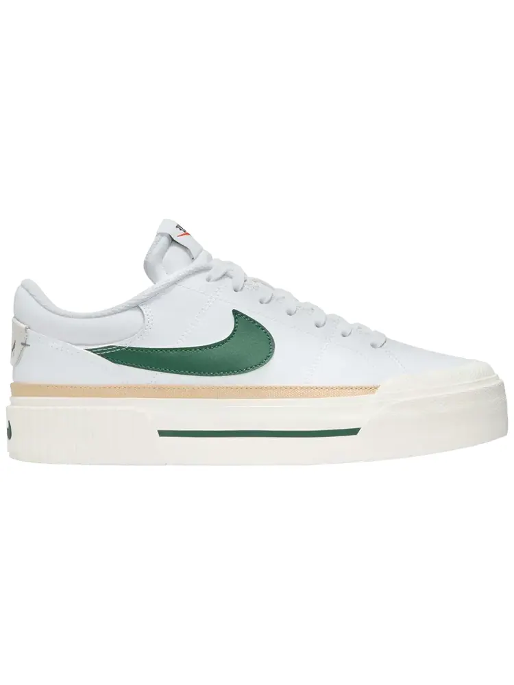 Кроссовки Nike Wmns Court Legacy Lift 'White Fir' — изображение 1 из 1, белый