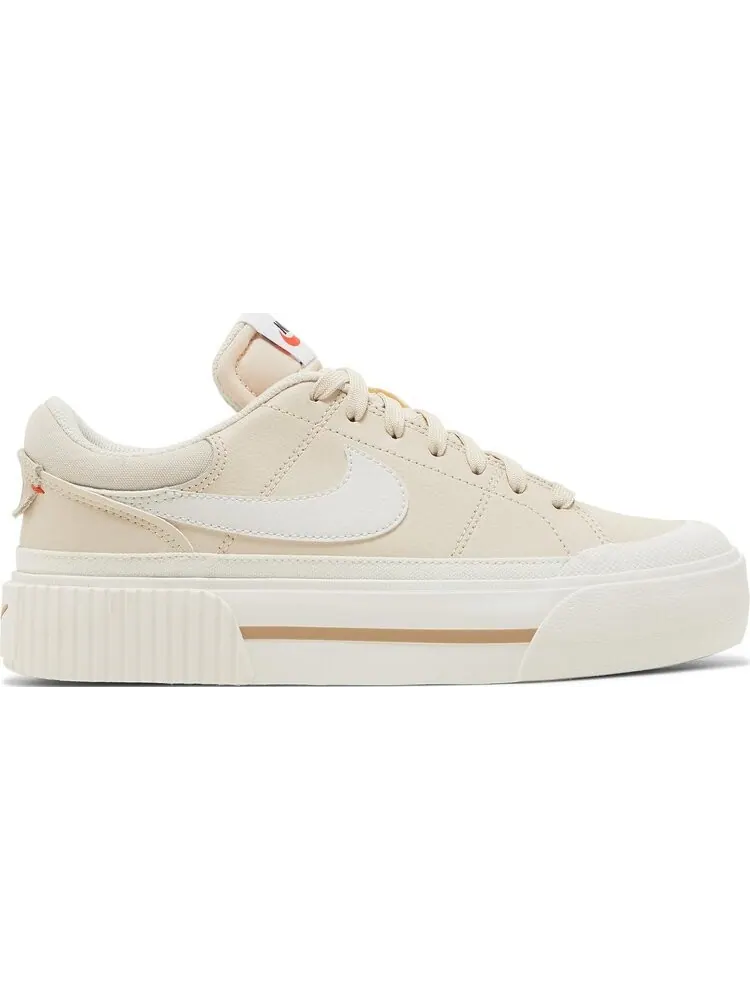 Кроссовки Nike Wmns Court Legacy Lift 'Pearl White' — изображение 1 из 8, бежевый