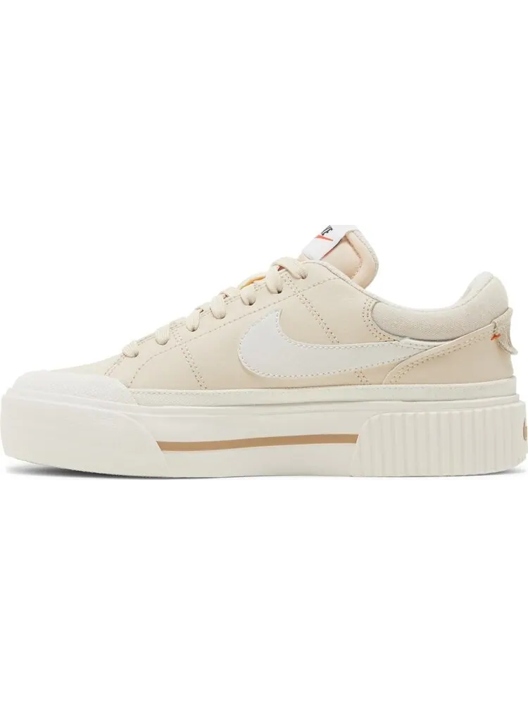 Кроссовки Nike Wmns Court Legacy Lift 'Pearl White' — изображение 3 из 8, бежевый