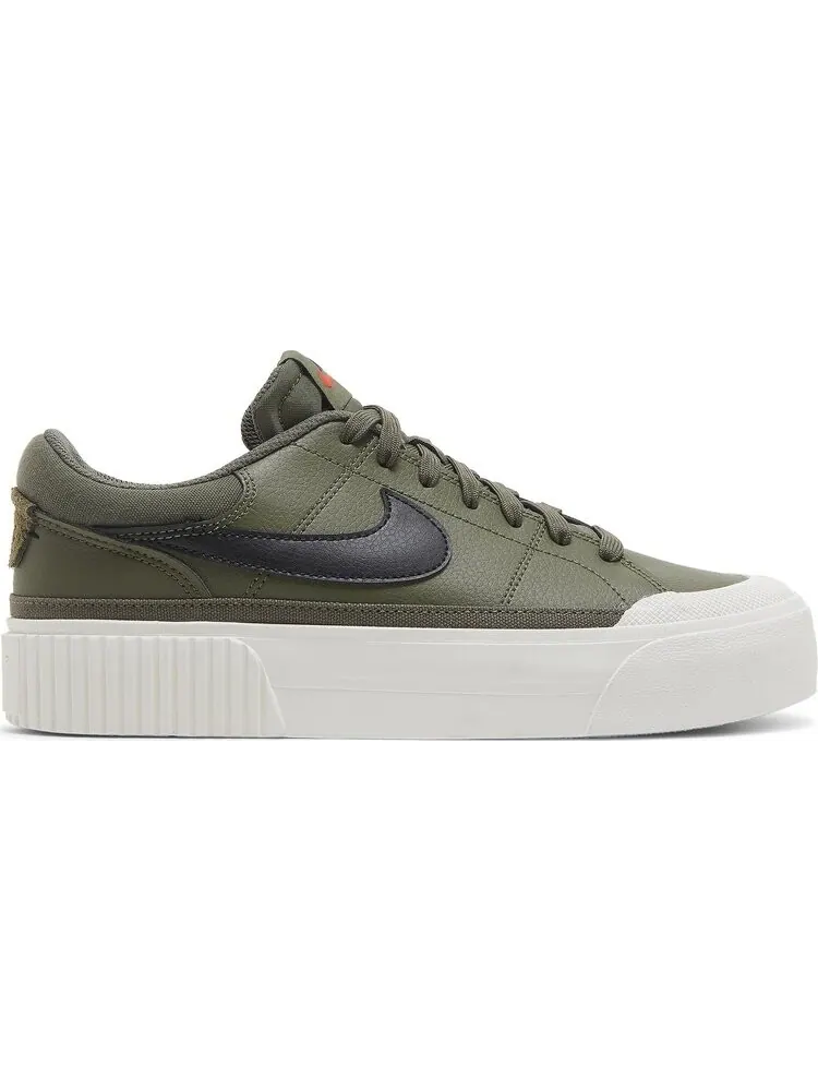 Кроссовки Nike Wmns Court Legacy Lift 'Medium Olive' — изображение 1 из 8, зеленый